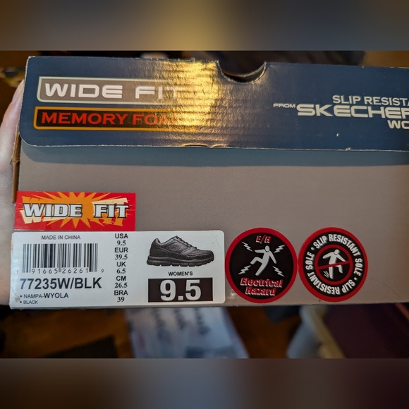 Skechers D'lite Comp Toe Slip Resistant Work Shoes - Picture 10 of 10